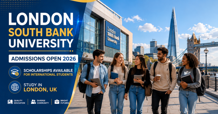 London South Bank University for September 2026 Admissions