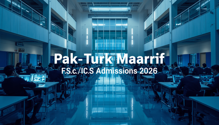 Pak-Turk Maarif F.Sc / I.C.S Admissions Open 2026