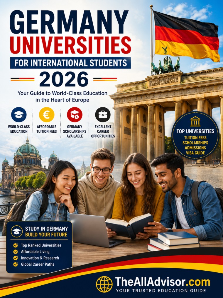 Germany Universities for International Students 2026 – Top German Universities, Tuition Fees, Scholarships