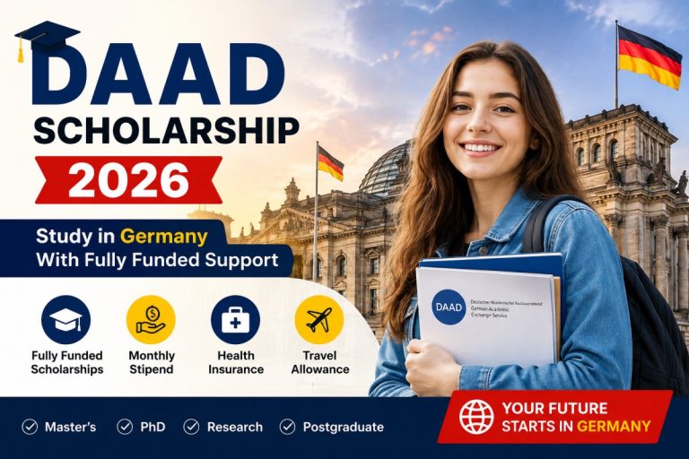 Students celebrating the DAAD Scholarship 2026 opportunity to study at leading universities in Germany.