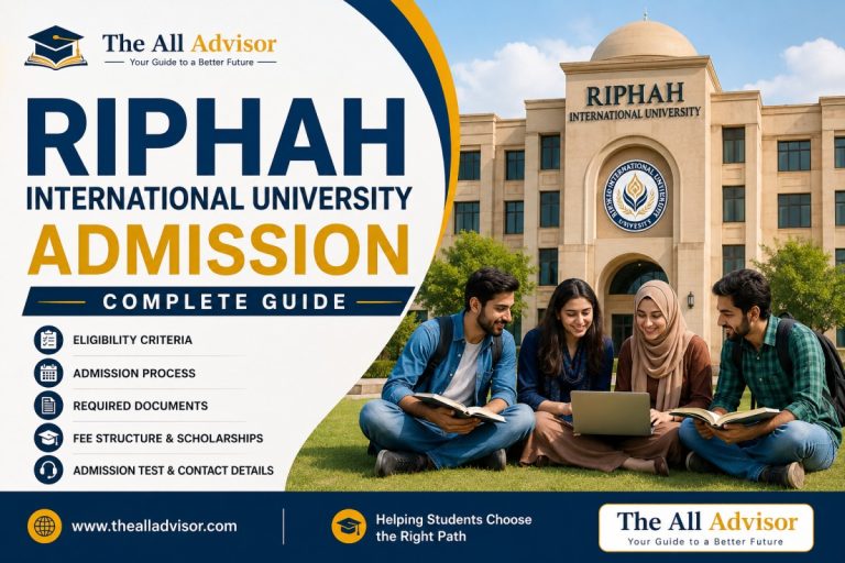 Students applying for Riphah International University Admission 2026 through the official admission portal