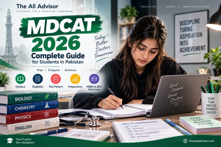 MDCAT 2026 complete guide for students in Pakistan – The All Advisor