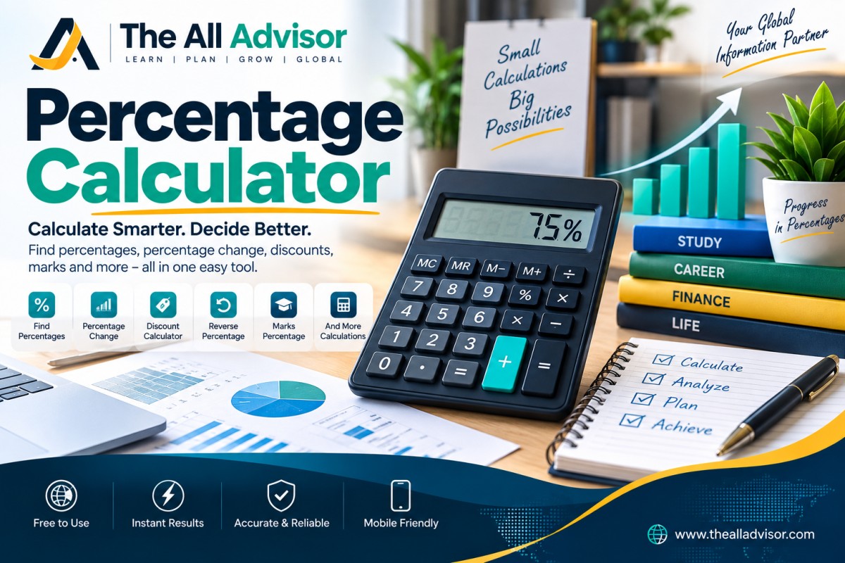 Percentage Calculator Online – The All Advisor