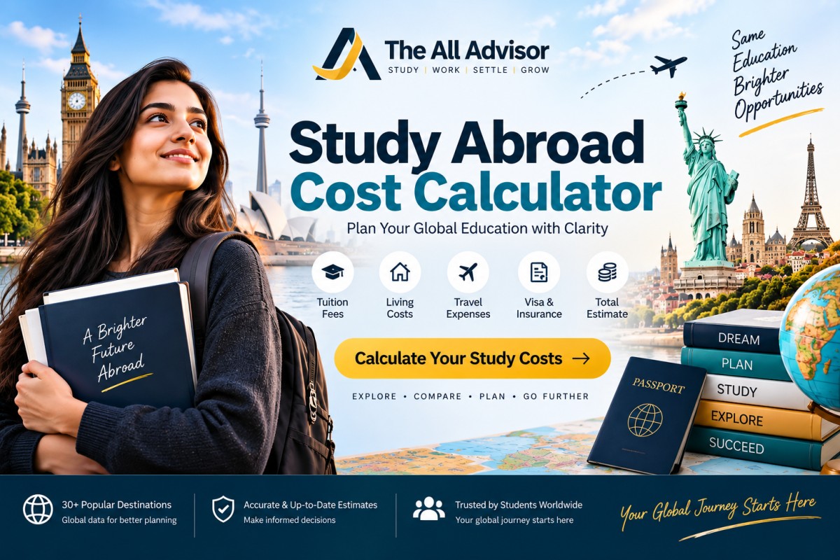 Study Abroad Cost Calculator for International Students | The All Advisor