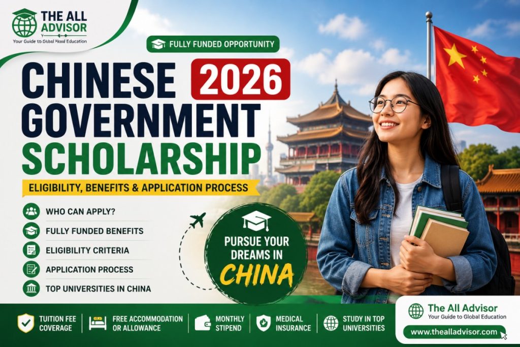Chinese Government Scholarship 2026 guide for international students by The All Advisor