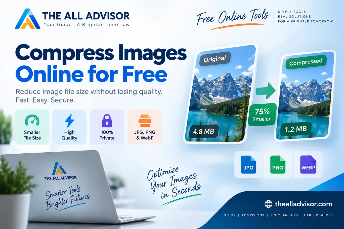 The All Advisor free image compressor to compress images online