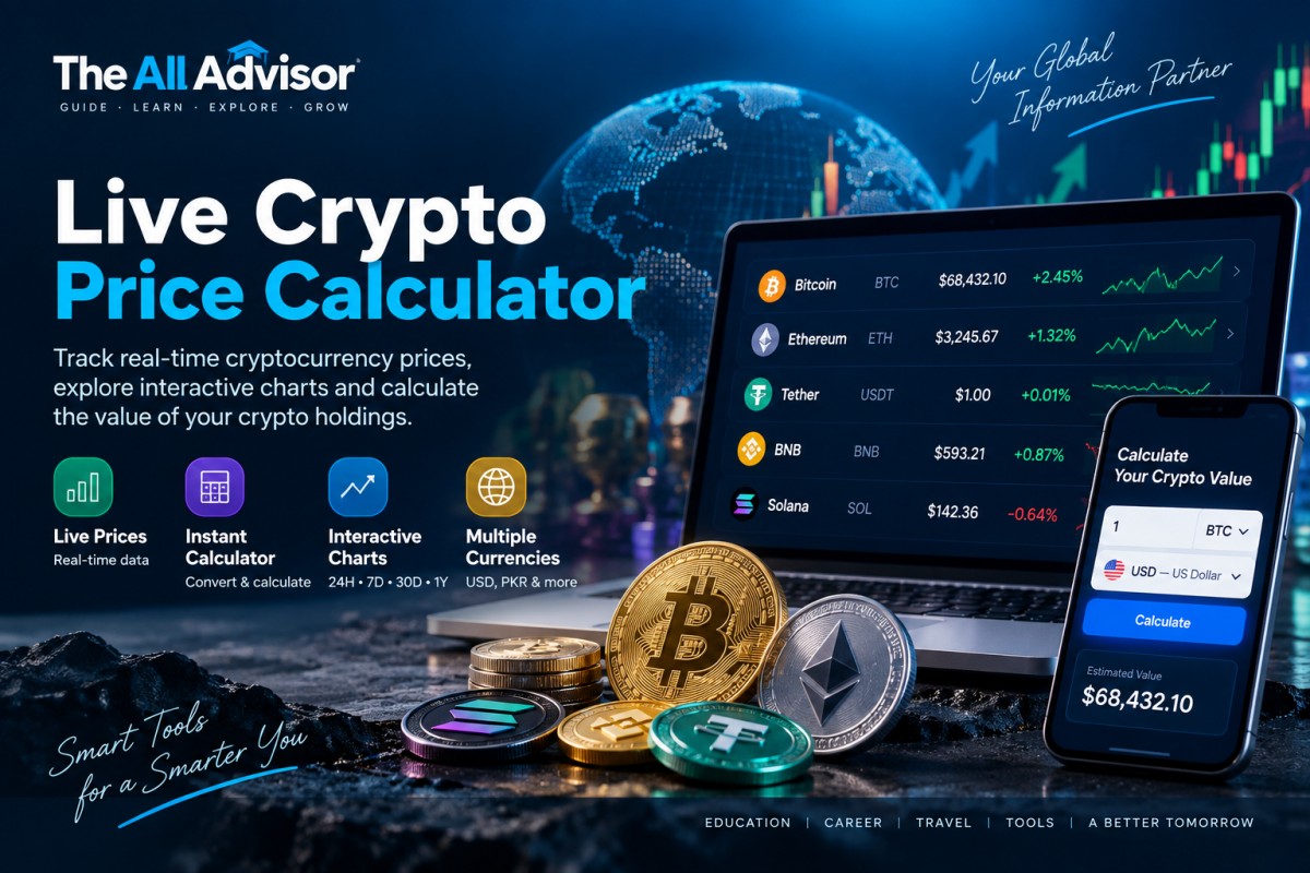 The All Advisor Live Crypto Price Calculator